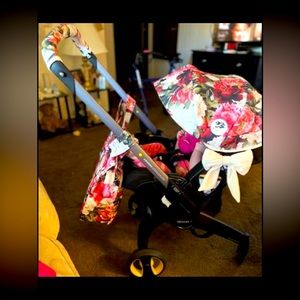 🌸Custom Beautiful Floral Doona Stroller/car seat 🌺